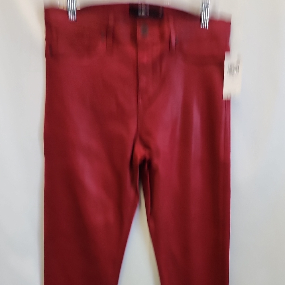 (0334) Hudson Jeans Women's Super Skinny Red - Picture 4 of 10